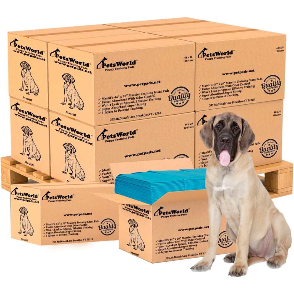 Wholesale Mastiff Massive Dog Training Pads (28x44inch)_1000 Count