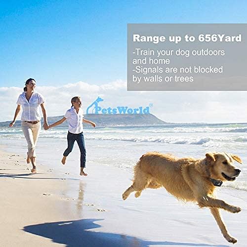 Advanced Dog Training Collar w/3 Training Modes. Rechargeable, Waterproof and 1-16 Static Levels Remote, for Dogs 10-140 lbs ._