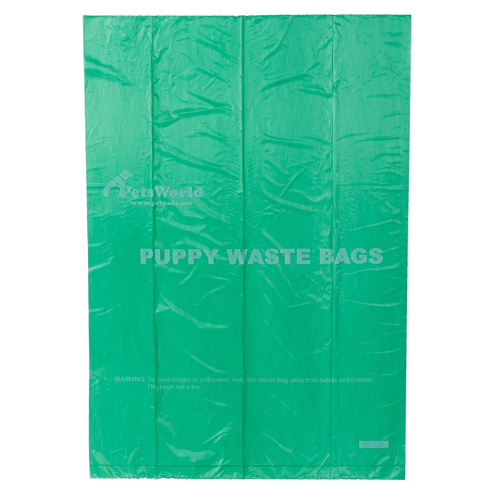 Biodegradable Scented Dog Waste Bags with FREE Leash Clip + Bag Dispenser (20 Bags Per Roll)_