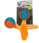 Squeaky Fetch Dog Ball, with fur tail. Suitable for Medium-Large Sized Pets_